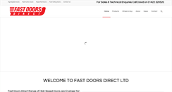Desktop Screenshot of fastdoorsdirect.com